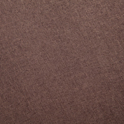 Divano a 3 Posti in Tessuto Marrone