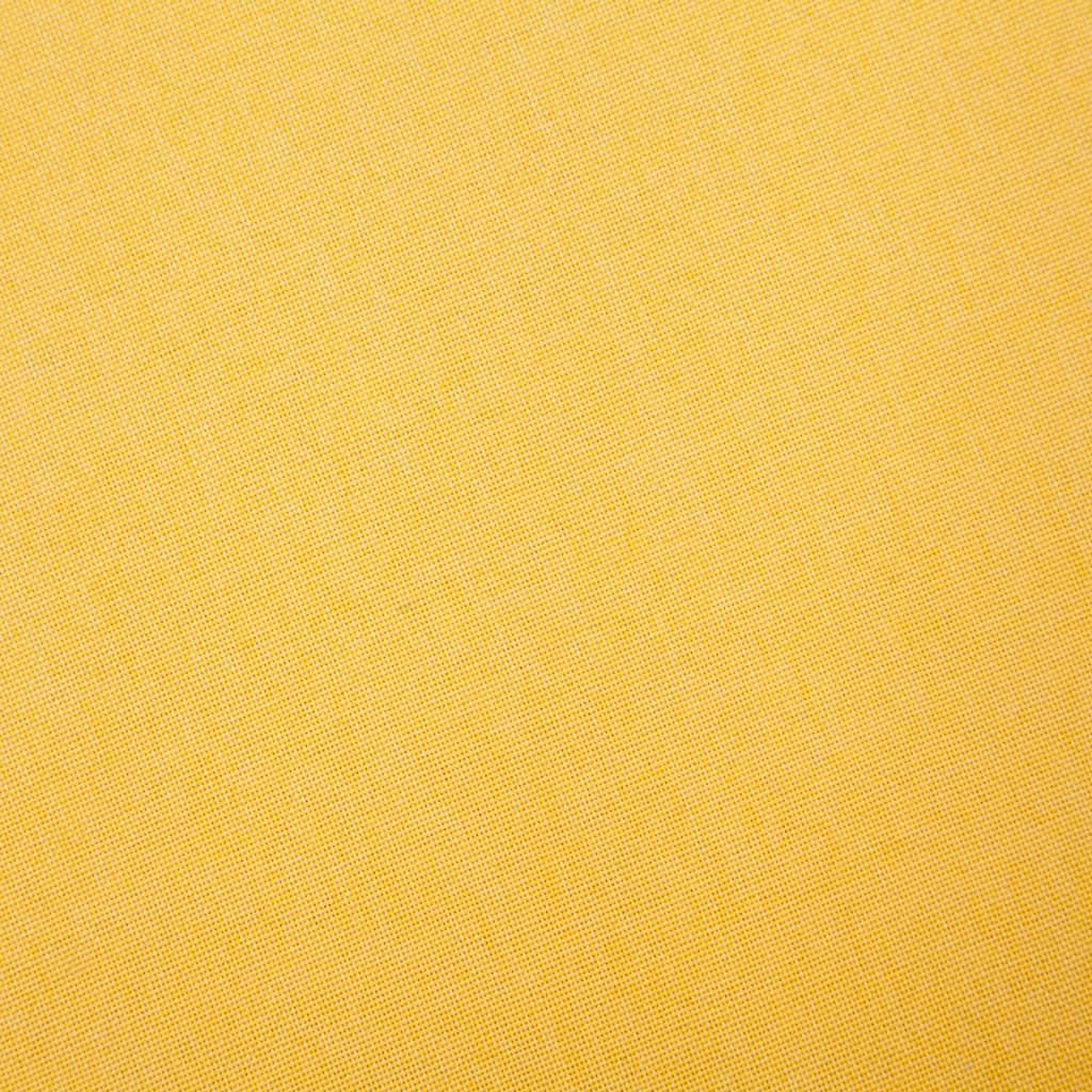 Divano a 2 Posti in Tessuto Giallo - homemem39