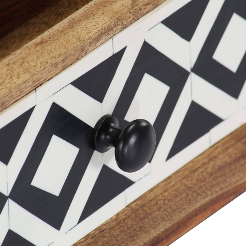 Mobile Porta TV 120x30x40 cm in Legno Massello di Acacia - homemem39