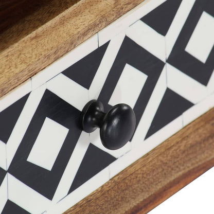 Mobile Porta TV 120x30x40 cm in Legno Massello di Acacia - homemem39