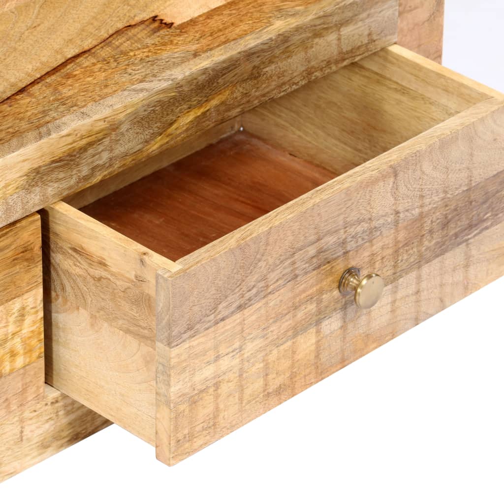 Mobile Porta TV 120x30x40 cm in Legno Massello di Mango