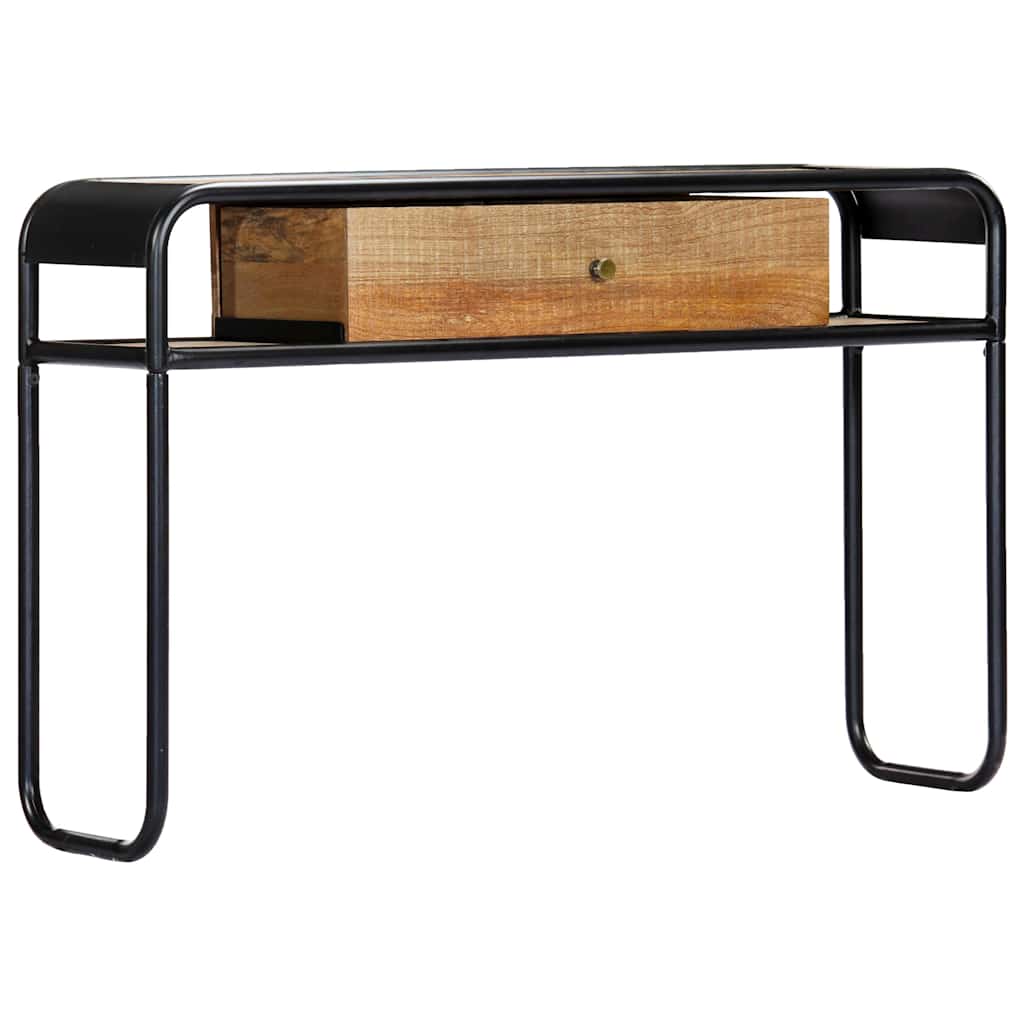 Tavolo Consolle 118x30x75 cm in Legno Massello di Mango