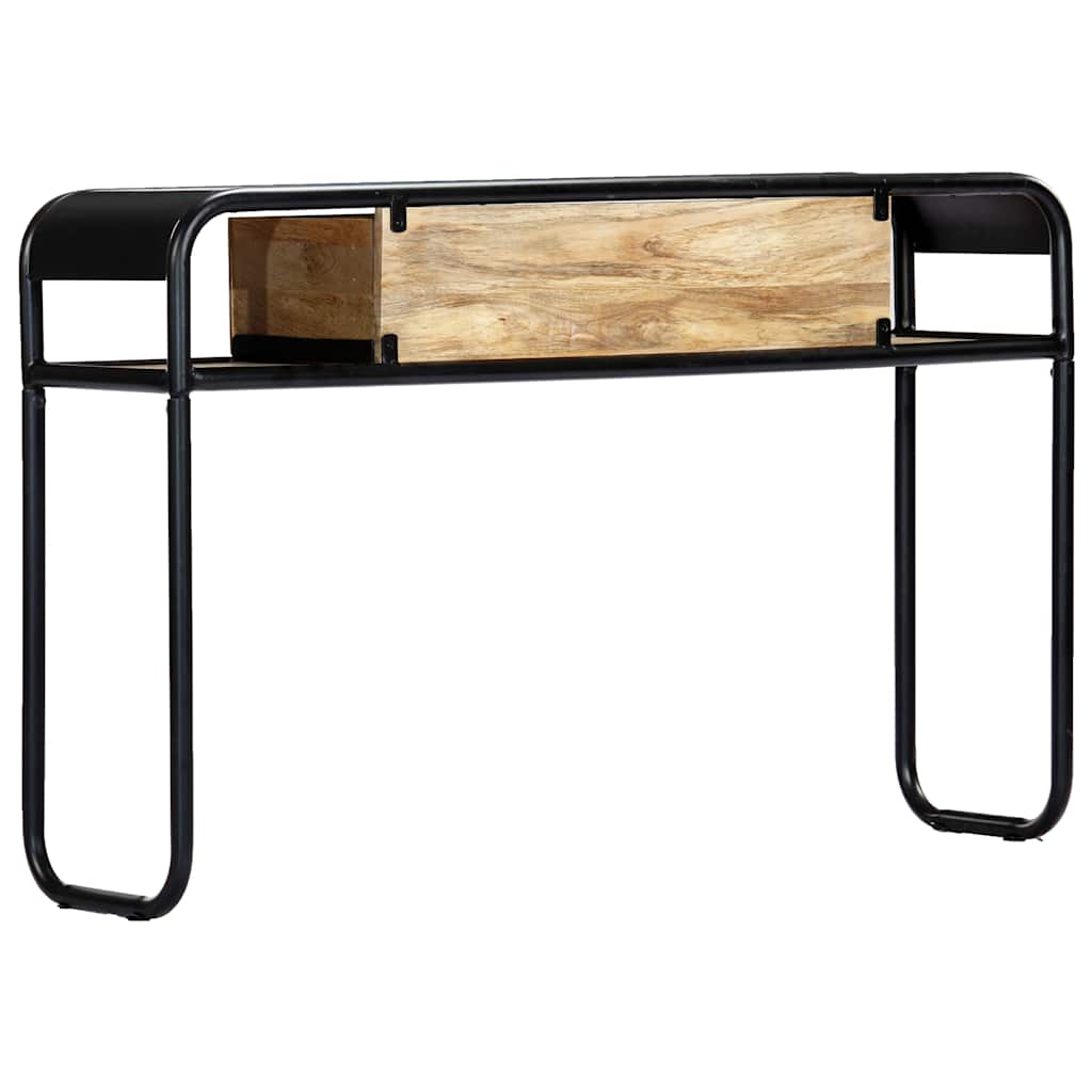 Tavolo Consolle 118x30x75 cm in Legno Massello di Mango