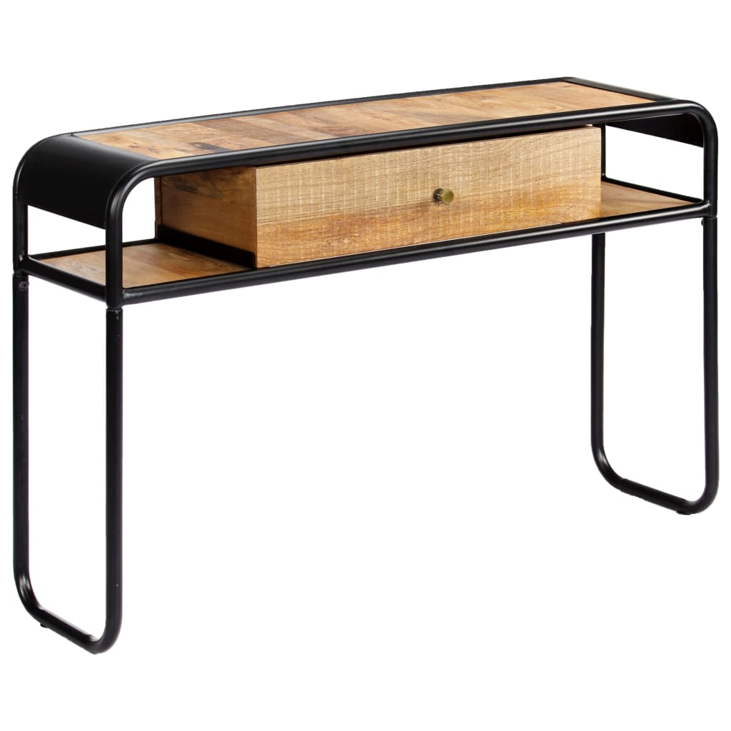 Tavolo Consolle 118x30x75 cm in Legno Massello di Mango | homemem39