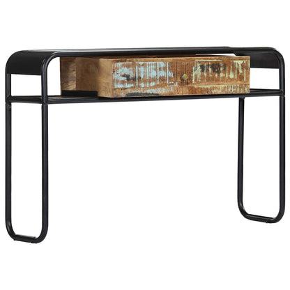Tavolo Consolle 118x30x75 cm in Legno Massello di Recupero