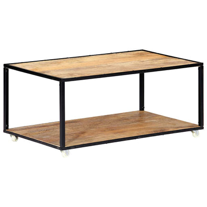 Tavolino da Salotto 90x50x40 cm in Legno Massello di Recupero