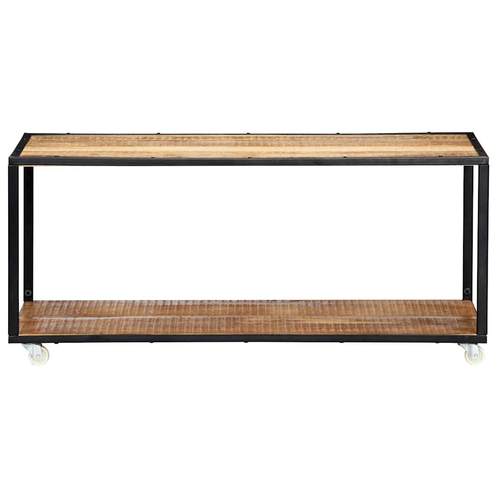 Tavolino da Salotto 90x50x40 cm in Legno Massello di Recupero