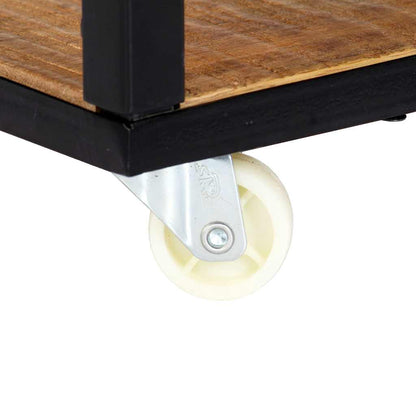 Tavolino da Salotto 90x50x40 cm in Legno Massello di Recupero