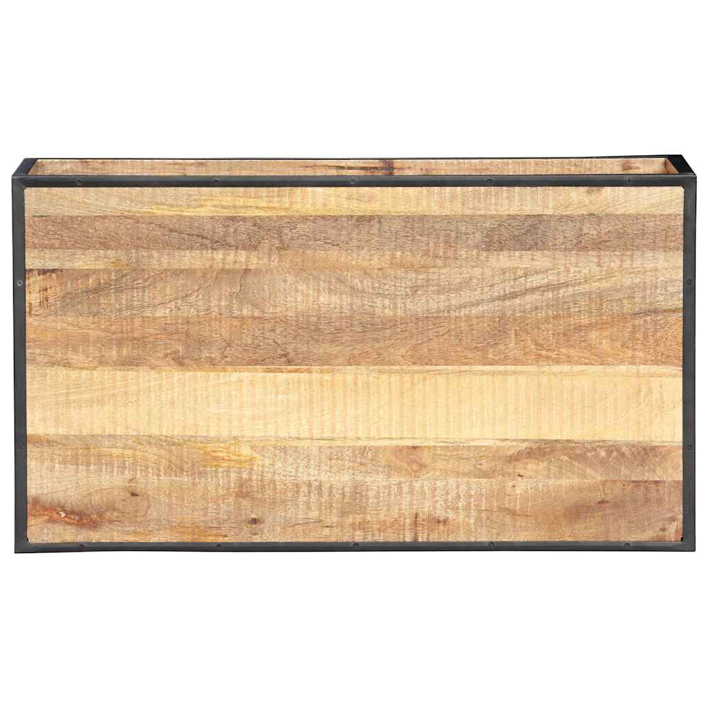Tavolino da Salotto 90x50x40 cm in Legno Massello di Recupero