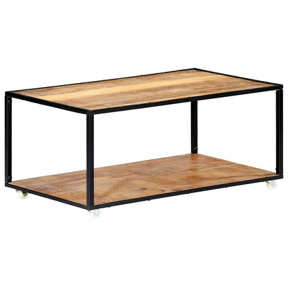 Tavolino da Salotto 90x50x40 cm in Legno Massello di Recupero