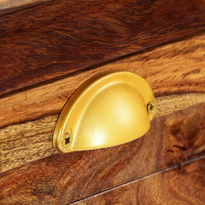 Scarpiera 140x35x90 cm in Legno Massello di Acacia