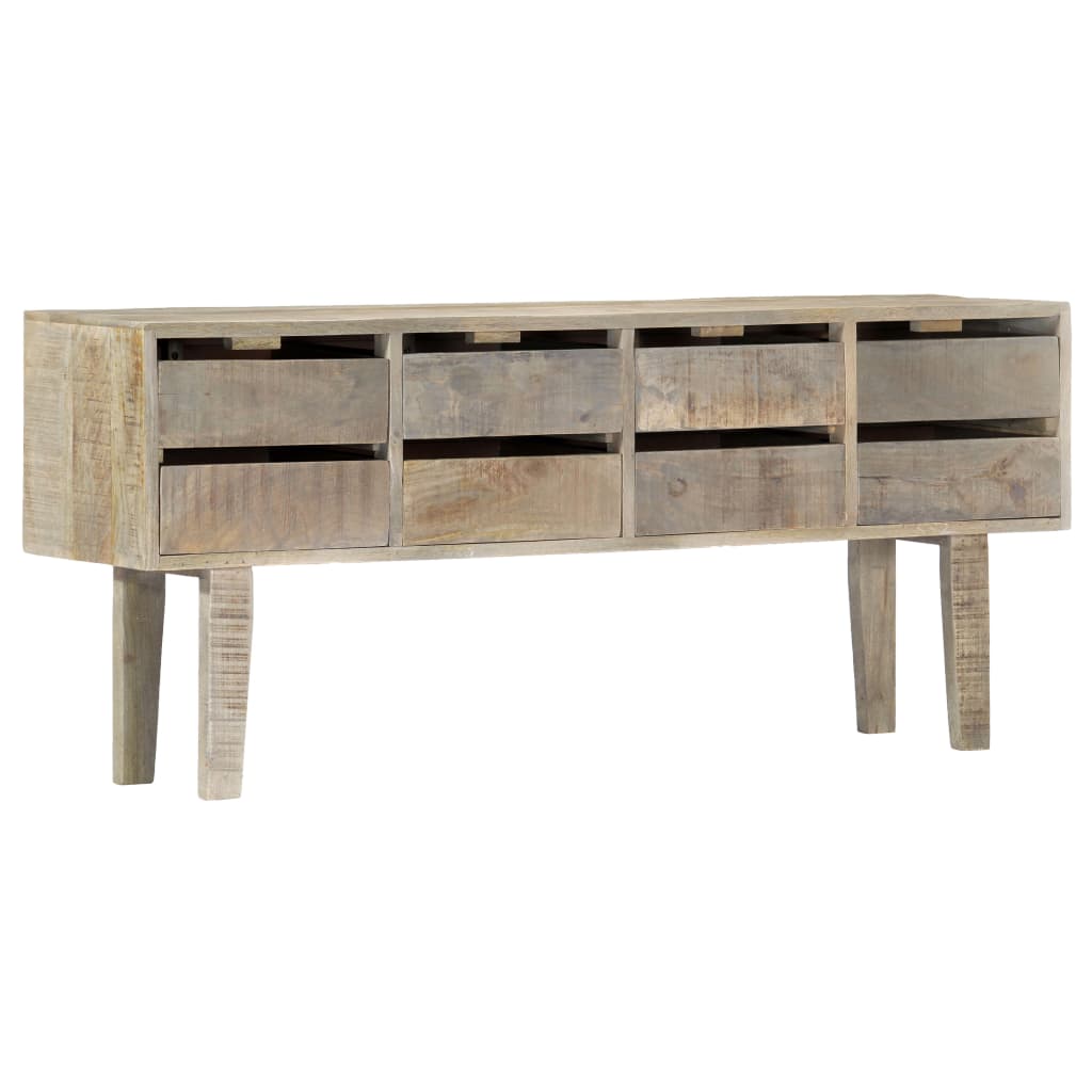Credenza 140x30x60 cm in Legno Massello di Mango - homemem39