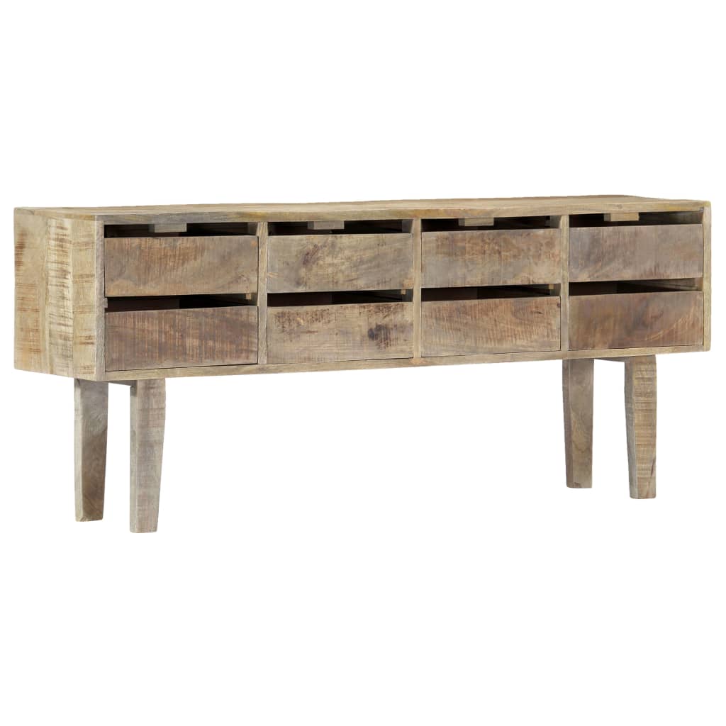 Credenza 140x30x60 cm in Legno Massello di Mango - homemem39