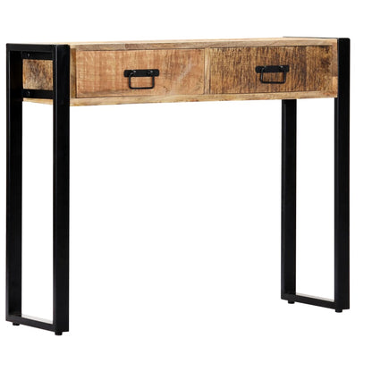Tavolo Consolle 90x30x75 cm in Legno Massello di Mango | homemem39