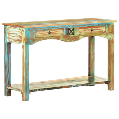 Tavolo Consolle 120x40x75 cm in Legno Massello di Recupero | homemem39