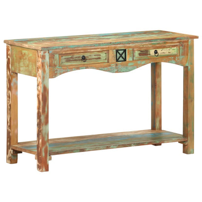 Tavolo Consolle 120x40x75 cm in Legno Massello di Recupero | homemem39