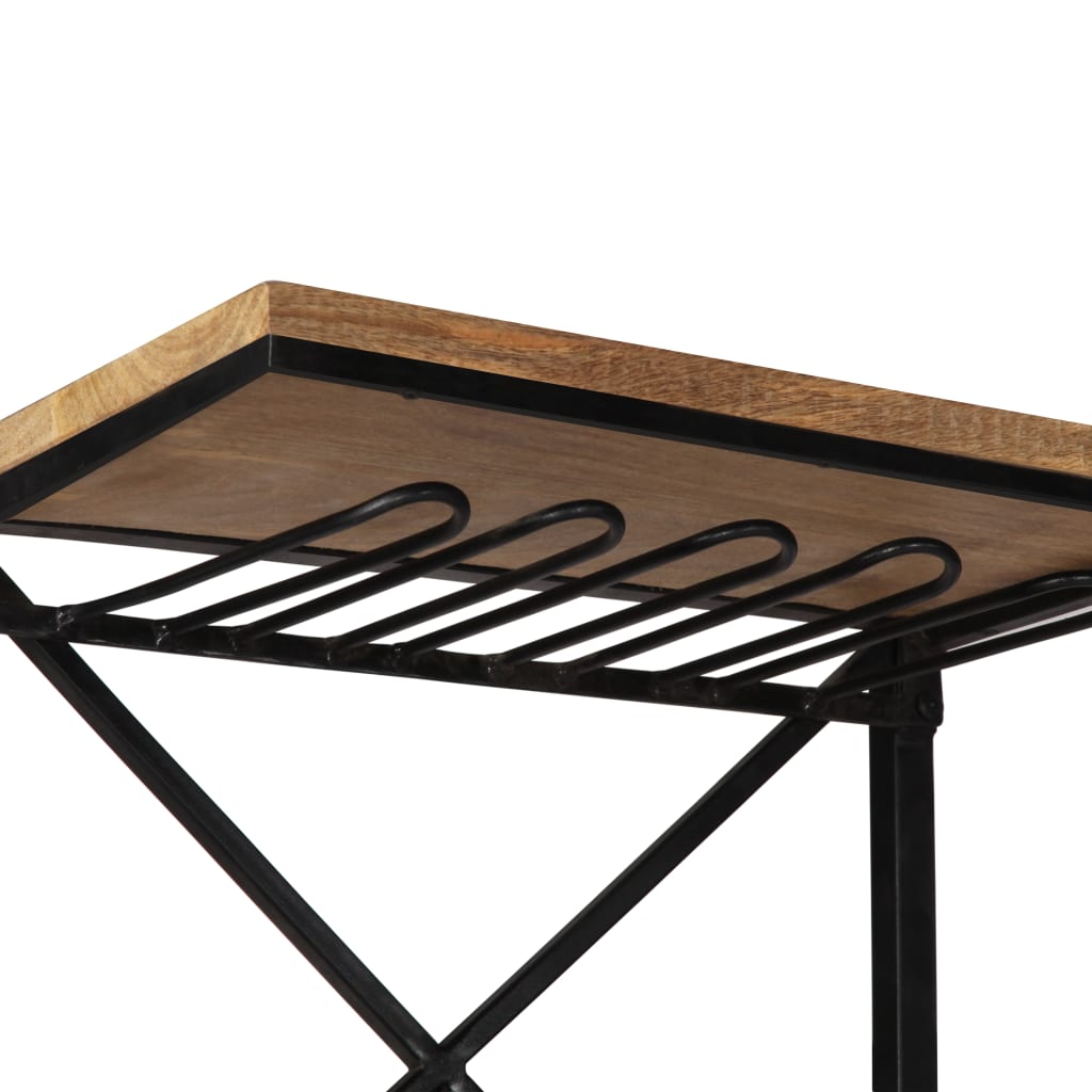 Cantinetta per Vini a Trattore 49x31x172 cm Massello di Mango - homemem39