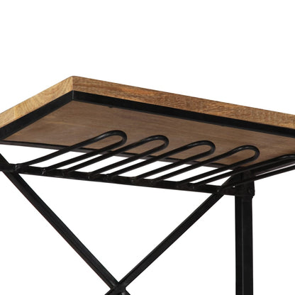 Cantinetta per Vini a Trattore 49x31x172 cm Massello di Mango - homemem39