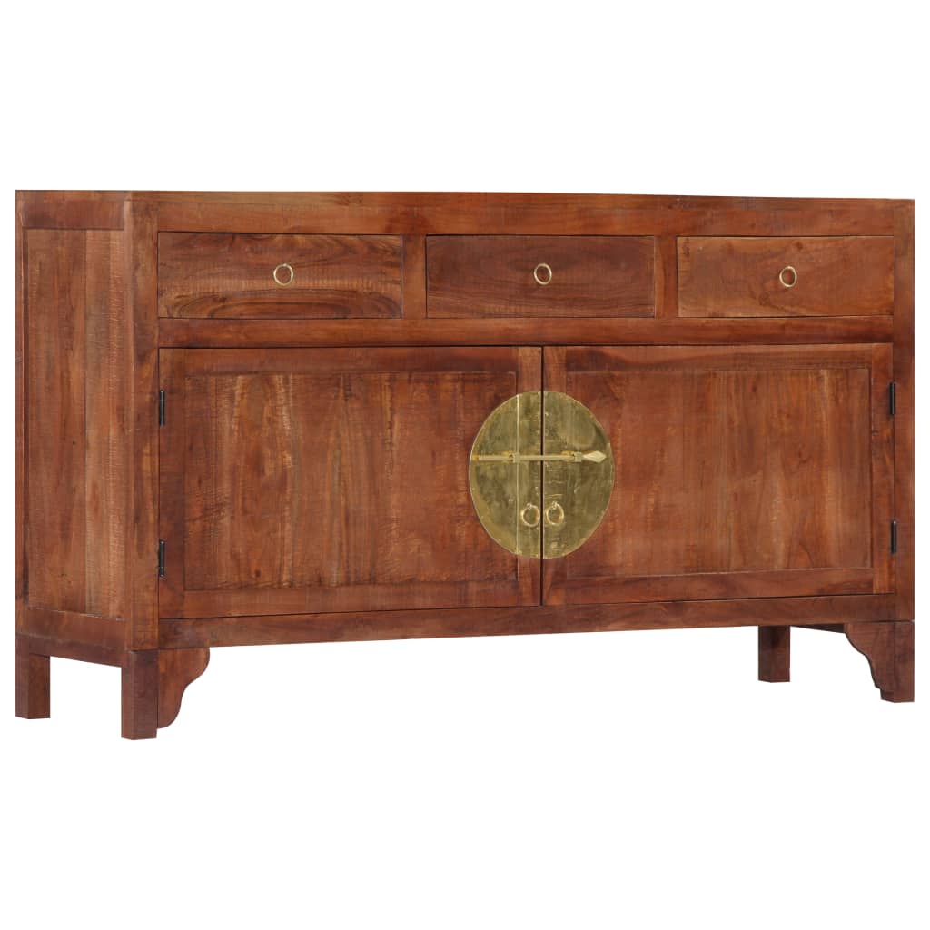 Credenza 140x40x80 cm in Legno Massello d'Acacia