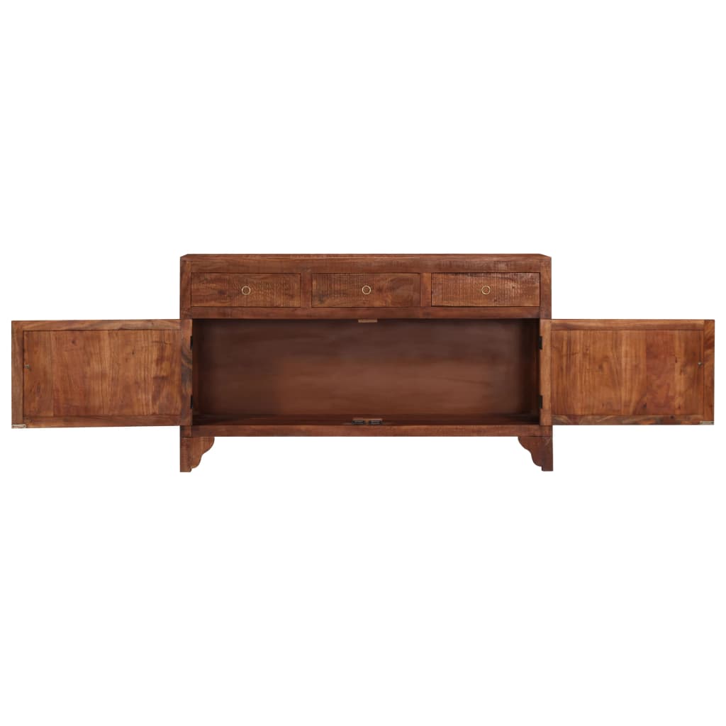 Credenza 140x40x80 cm in Legno Massello d'Acacia