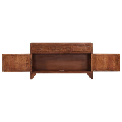 Credenza 140x40x80 cm in Legno Massello d'Acacia