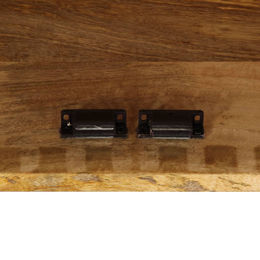 Mobile Porta TV 90x30x40 cm in Legno Massello di Mango - homemem39