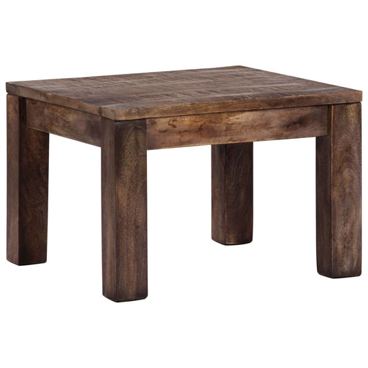 Tavolino da Salotto 50x50x35 cm Legno Massello di Mango | homemem39
