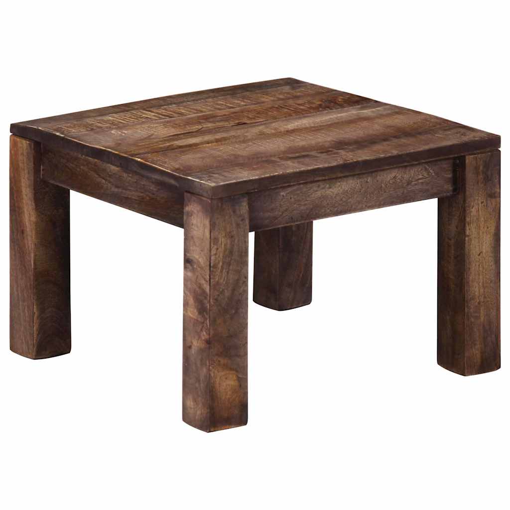 Tavolino da Salotto 50x50x35 cm Legno Massello di Mango