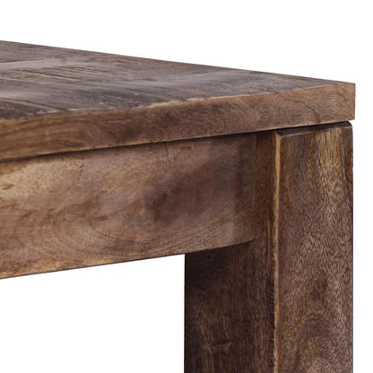 Tavolino da Salotto 50x50x35 cm Legno Massello di Mango