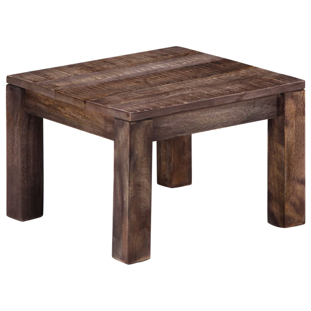 Tavolino da Salotto 50x50x35 cm Legno Massello di Mango | homemem39