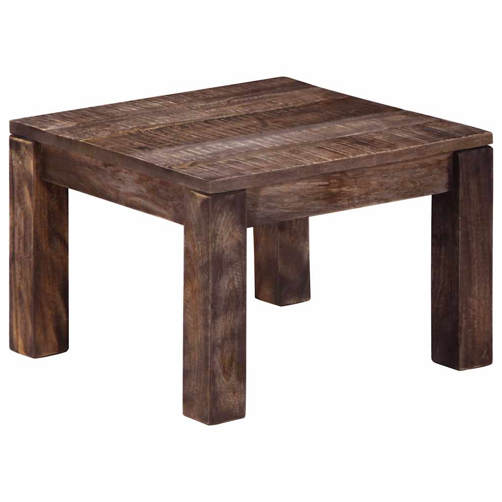 Tavolino da Salotto 50x50x35 cm Legno Massello di Mango