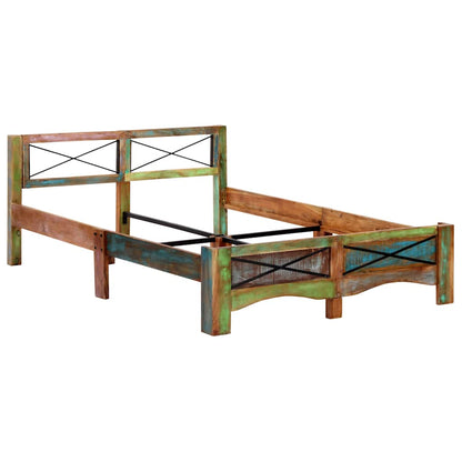 Giroletto senza Materasso in Legno di Recupero 140x200 cm
