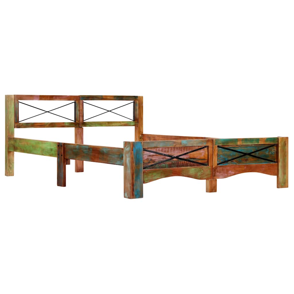 Giroletto senza Materasso in Legno di Recupero 140x200 cm