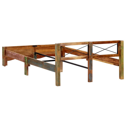 Giroletto senza Materasso in Legno di Recupero 140x200 cm