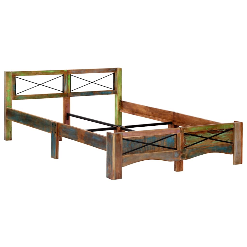 Giroletto senza Materasso in Legno di Recupero 140x200 cm
