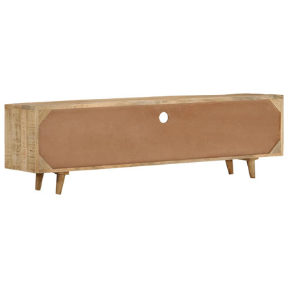 Mobile Porta TV 140x30x40 cm in Legno Massello di Mango | homemem39