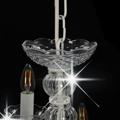 Candelabro a 2 Livelli Bianco 15 Lampadine E14 | homemem39
