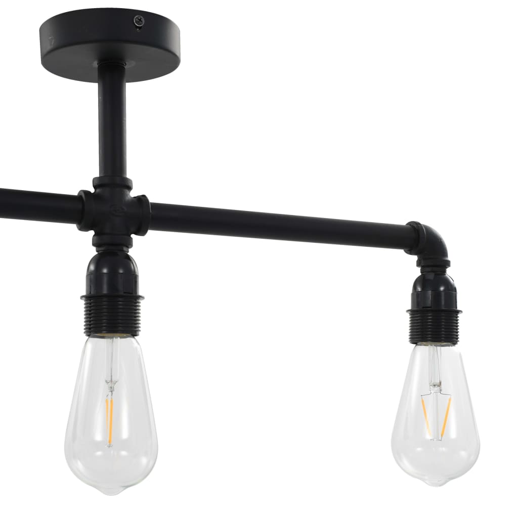 Lampadario Nero per 3 Lampadine E27 - homemem39