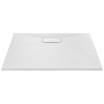 Piatto Doccia in SMC Bianco 90x90 cm - homemem39