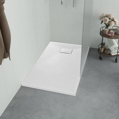 Piatto Doccia in SMC Bianco 100x80 cm - homemem39