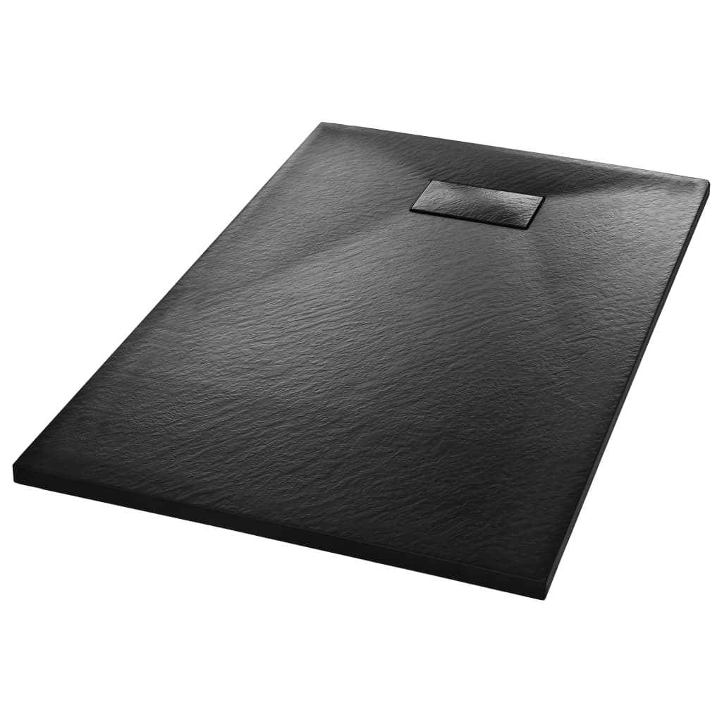Piatto Doccia in SMC Nero 100x80 cm - homemem39