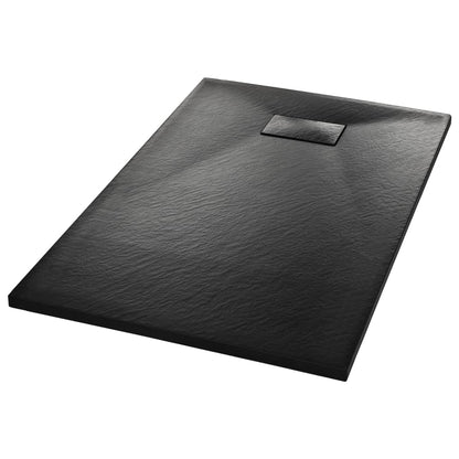 Piatto Doccia in SMC Nero 100x80 cm - homemem39
