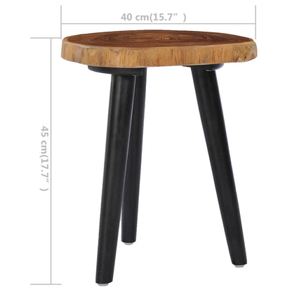 Tavolino da Salotto 40x45 cm in Massello di Teak
