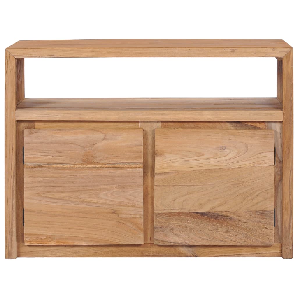 Credenza 80x30x60 cm in Legno Massello di Teak - homemem39