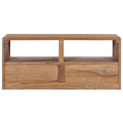 Mobile Porta TV 90x30x40 cm in Legno Massello di Teak