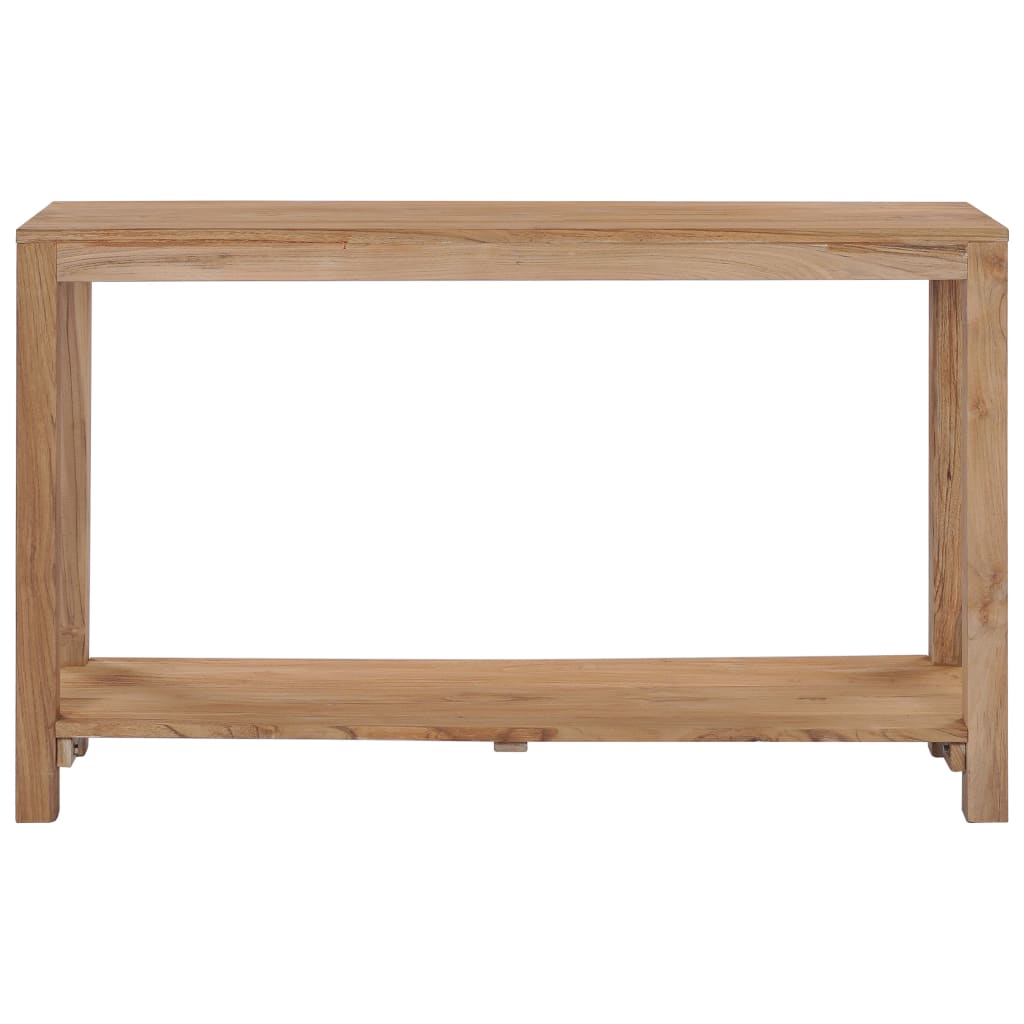 Tavolo Consolle 120x35x75 cm in Legno Massello di Teak - homemem39