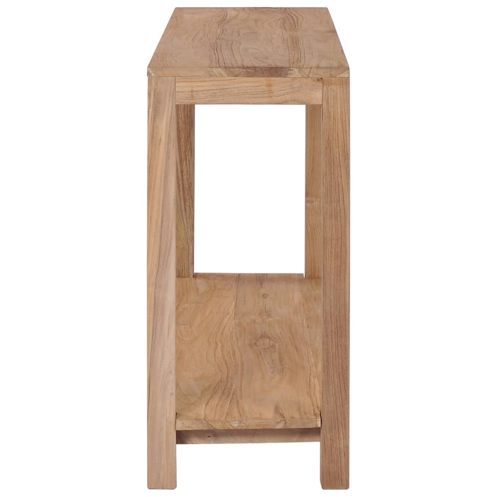 Tavolo Consolle 120x35x75 cm in Legno Massello di Teak - homemem39