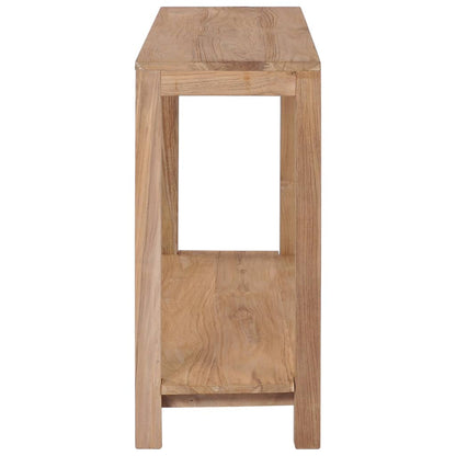 Tavolo Consolle 120x35x75 cm in Legno Massello di Teak - homemem39