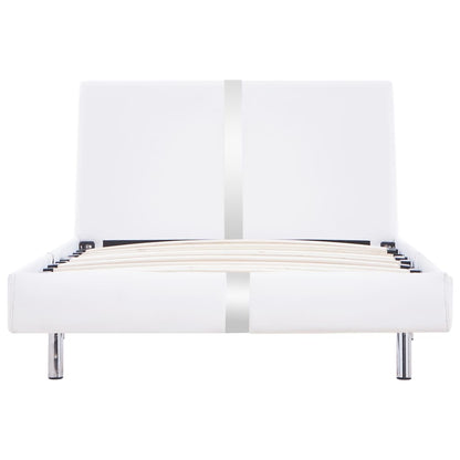 Giroletto senza Materasso Bianco in Similpelle 90x200 cm | homemem39