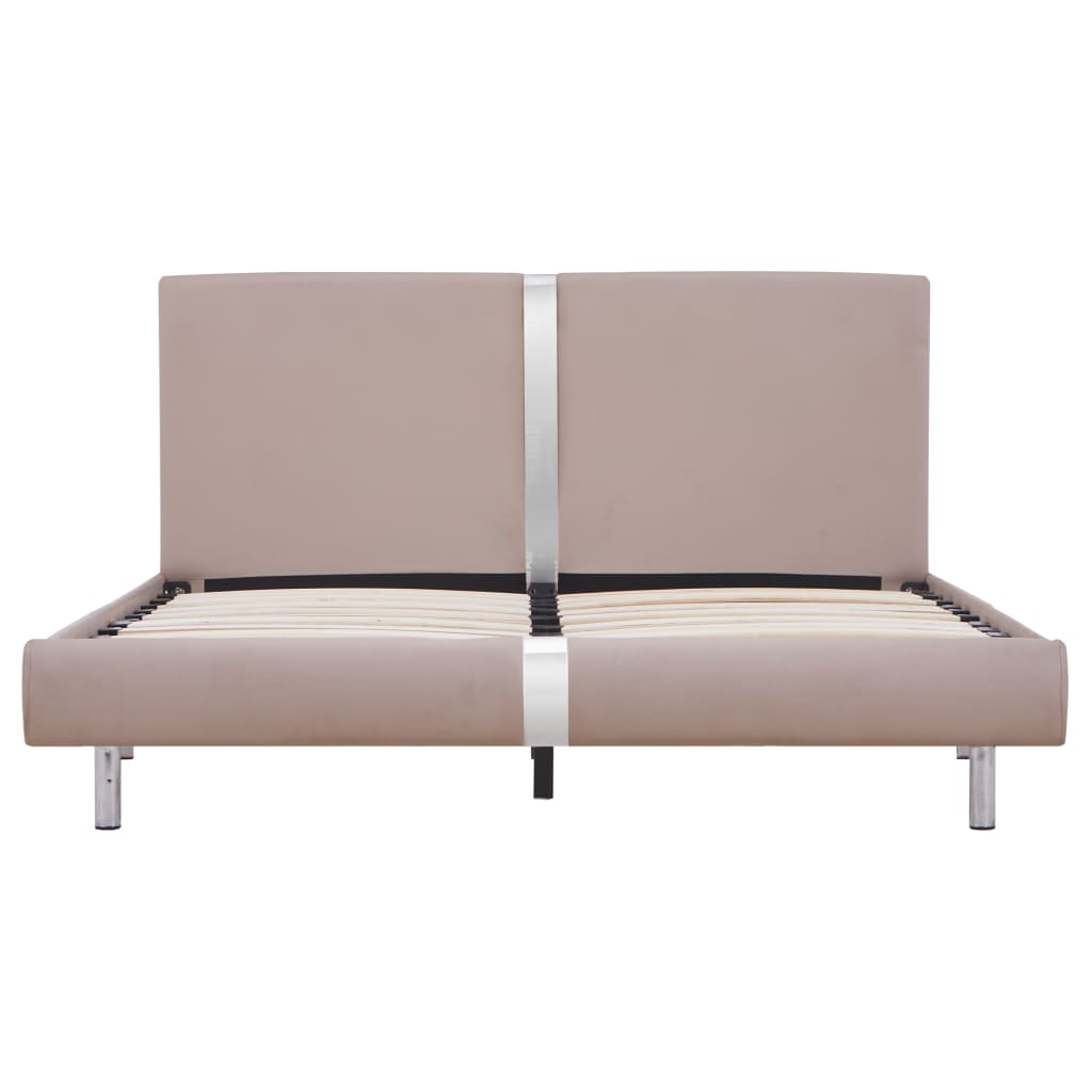 Giroletto senza Materasso Cappuccino in Similpelle 140x200 cm | homemem39